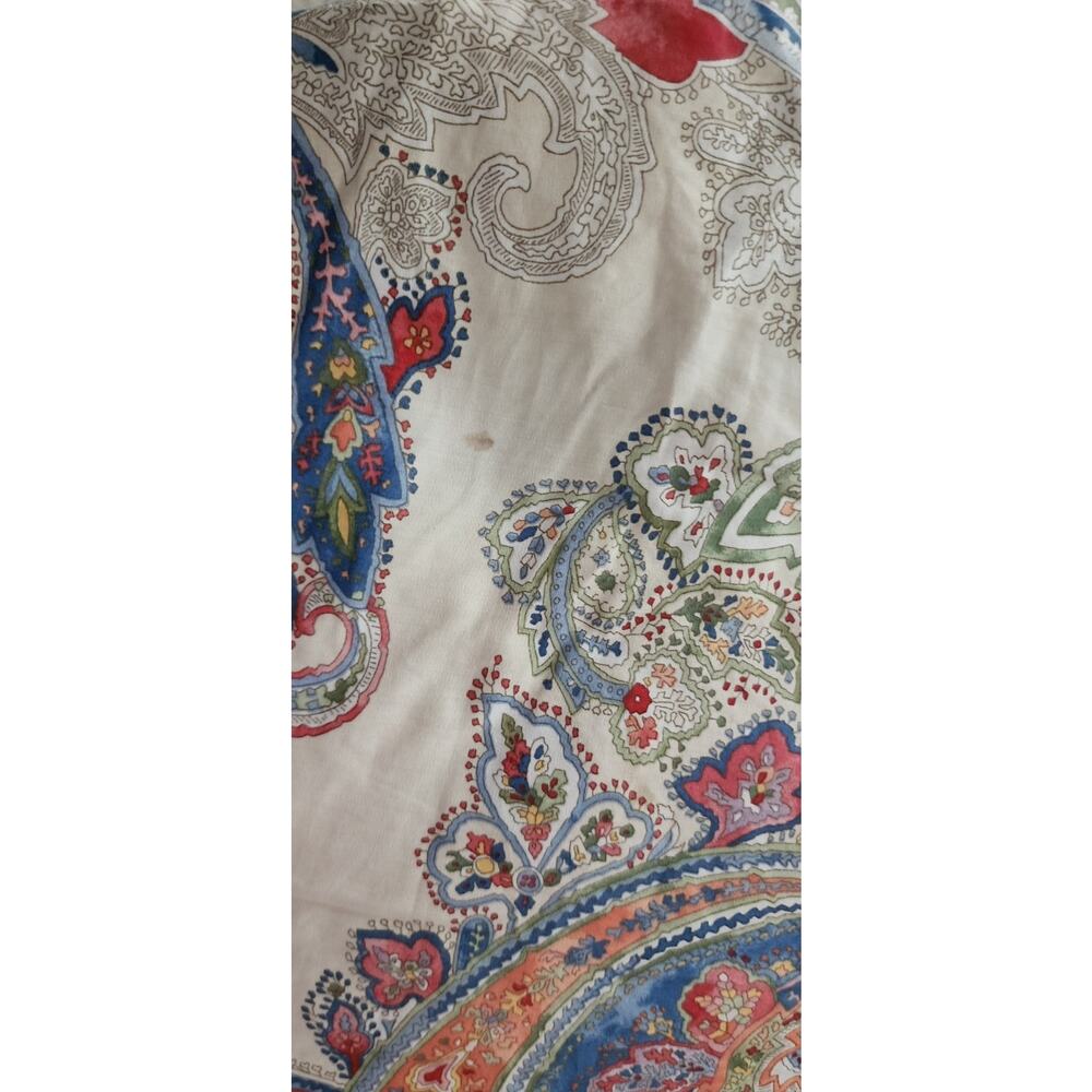Vintage Chaps Ralph Lauren Coral Sands Queen Comforter Dust Ruffle Shams - Picture 8 of 15